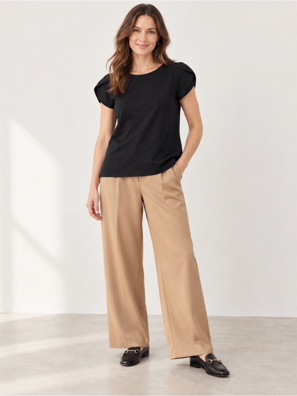 LOFT Ladies Black Short-Sleeve Tee